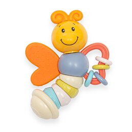 BABY MIX dětské chrastítko Včelka oranžová