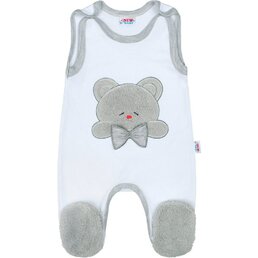 NEW BABY dupačky HONEY BEAR bílá vel. 74