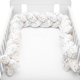 NEW BABY mantinel do postýlky cop Jeřabina bílá