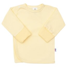 NEW BABY košilka s bočním zapínáním žlutá vel. 68