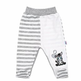 NEW BABY polodupačky ZEBRA EXCLUSIVE bílá vel. 80