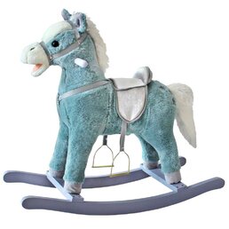 BABY MIX houpací koník s melodií NEKLAN modrá