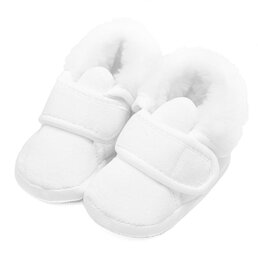 NEW BABY zimní capáčky ke křtu KLUK bílá vel. 62