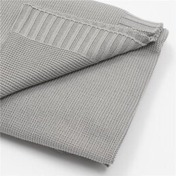 NEW BABY bambusová pletená deka 80x100 cm šedá