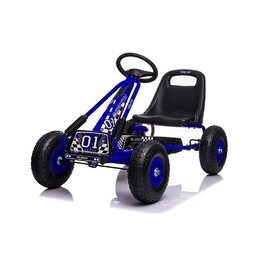 BABY MIX dětská šlapací motokára Go-kart Razor modrá