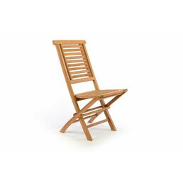 DIVERO zahradní dřevěná skládací židle HANTOWN