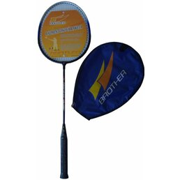 Badmintonová raketa s pouzdrem odlehčená ocel