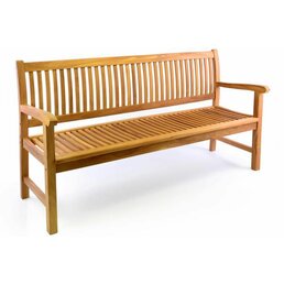 DIVERO zahradní dřevěná lavice masiv 180 cm