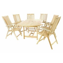 DIVERO zahradní dřevěný set
