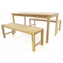 DIVERO zahradní dřevěný set
