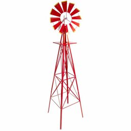 Větrný mlýn červený, 245 cm *N