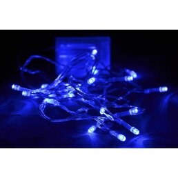 Vánoční LED osvětlení Garth 4,5m - modré, 30 diod