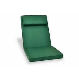 DIVERO polstr na židli tmavě zelená