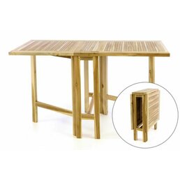 DIVERO zahradní dřevěný skládací stůl