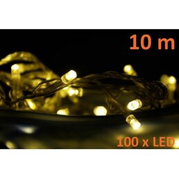 Vánoční LED osvětlení Garth 10m - teple bílé, 100 diod