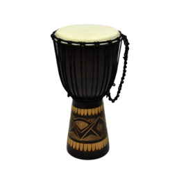 Africký buben Djembe, ručně řezaný, 60 cm