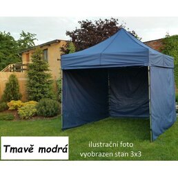 TRADGARD zahradní párty stan PROFI STEEL 3 x 6 m tmavě modrá