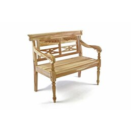 DIVERO zahradní dřevěná dětská lavice 80 cm