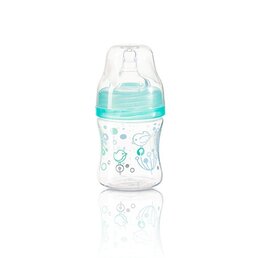 BABYONO kojenecká láhev 120 ml modrá